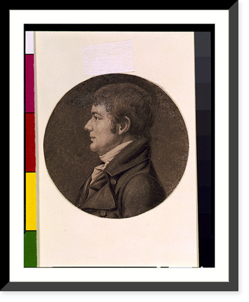 Historic Framed Print, [John Wayles Eppes, head-and-shoulders portrait, facing left] - 2,  17-7/8" x 21-7/8"