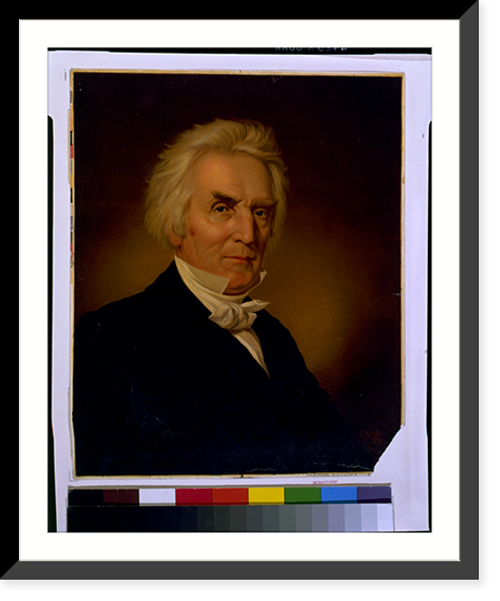 Historic Framed Print, [Alexander Campbell, head-and-shoulders portrait, facing right].J. Boglo, 1837.,  17-7/8" x 21-7/8"