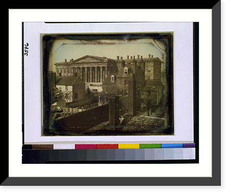 United States Patent Office, Washington, D.C., showing F Street facade, possibly taken from the upper floor of the General Post Office - 3, Historic Reproduction