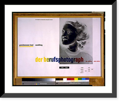 Historic Framed Print, Der berufsphotograph,  17-7/8" x 21-7/8"