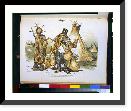 The reason of the Indian outbreak General Miles declares that the Indians are starved into rebellion. - 2, Vintage Print