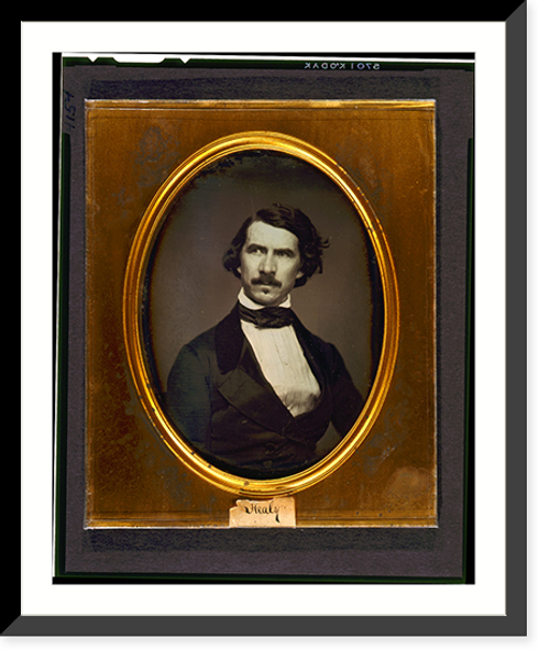 Historic Framed Print, [G.P.A. Healy, half-length portrait, facing front] - 3,  17-7/8" x 21-7/8"