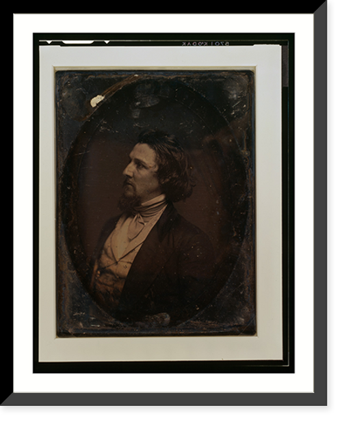 Historic Framed Print, [Charles Edwards Lester, half length portrait, facing left] - 2,  17-7/8" x 21-7/8"