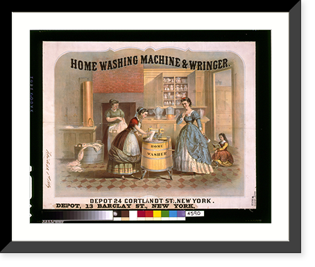 Home washing machine & wringer - 4, Antique Wall Art