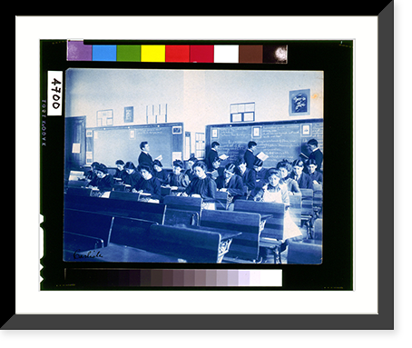 Historic Framed Print, [Classroom at the Indian Industrial School, Carlisle, Pennsylvania] - 2,  17-7/8" x 21-7/8"