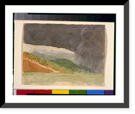 Rain, Naim(?) or Naira(?) Castle, Antique Wall Art