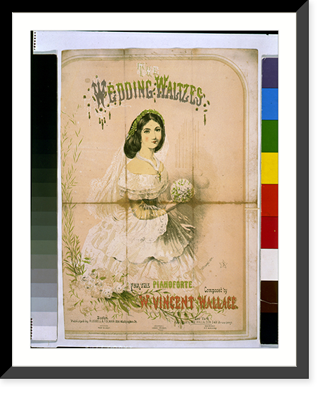 The wedding waltzes. For the pianoforte. Composed by W. Vincent Wallace.C.A. Evans lith. Classic, Historic Reproduction