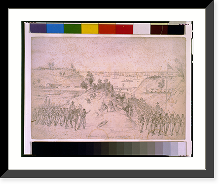 McClun?am sic army landing at Hampton - 2 Classic, Historic Print