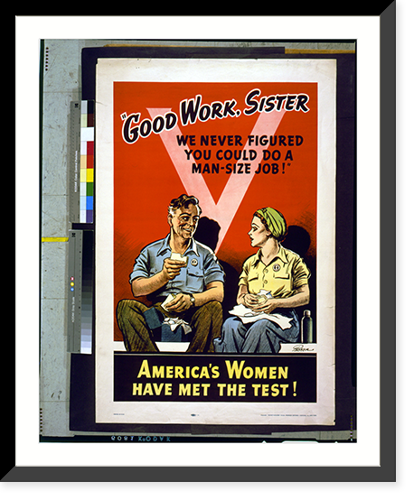 Vintage Photo Print - Good work, sister - Vintage Wall Art Gift