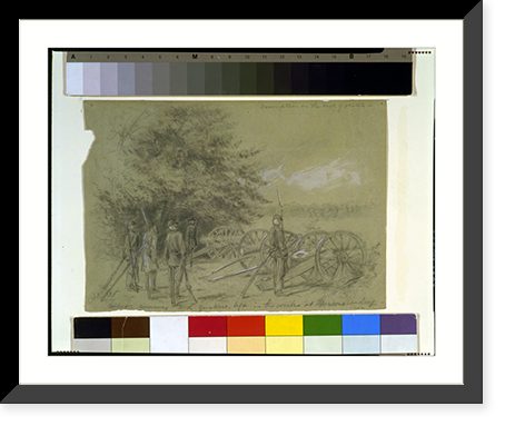 Soldier's dummies and quakers, left in the works at Harrison's landing - 2, Antique Poster