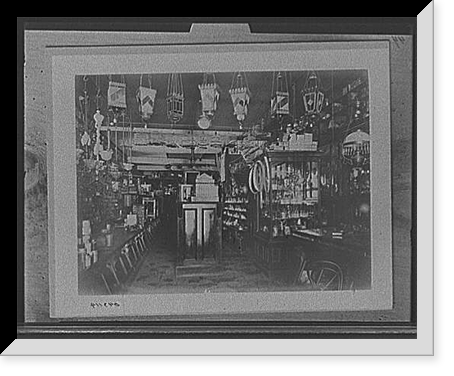 Historic Framed Print, [Hardware, Crooks & Brooker, Adelaide, Australia],  17-7/8" x 21-7/8"