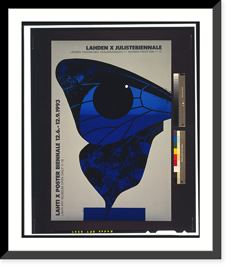 Lahti X Poster Biennale.Mykk&auml;nen, Vintage Poster