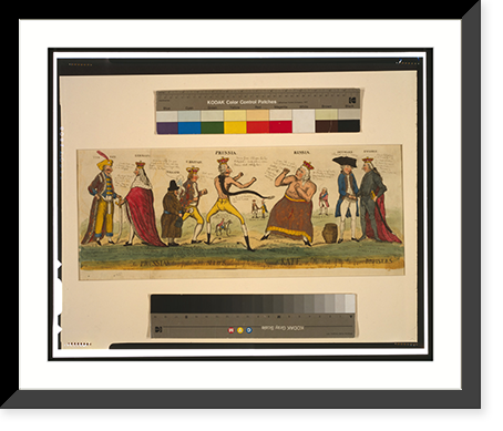 The Prussian prize-fighter and his allies attempting to tame imperial Kate, or, the state of the European bursiers - 2, Antique Poster
