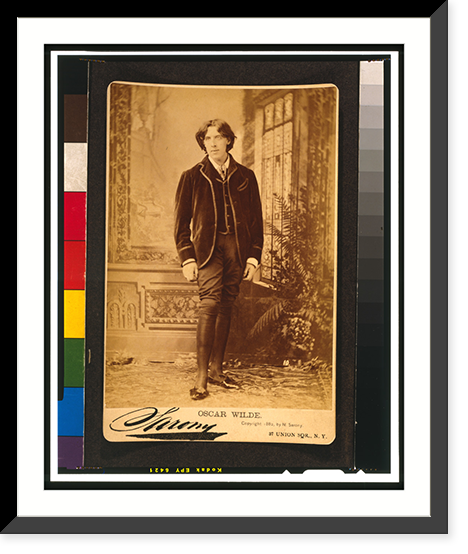 Oscar Wilde.Sarony. - 19, Vintage Print