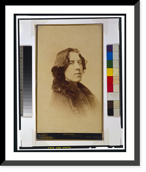 Historic Framed Print, Oscar Wilde.Sarony. - 29,  17-7/8" x 21-7/8"
