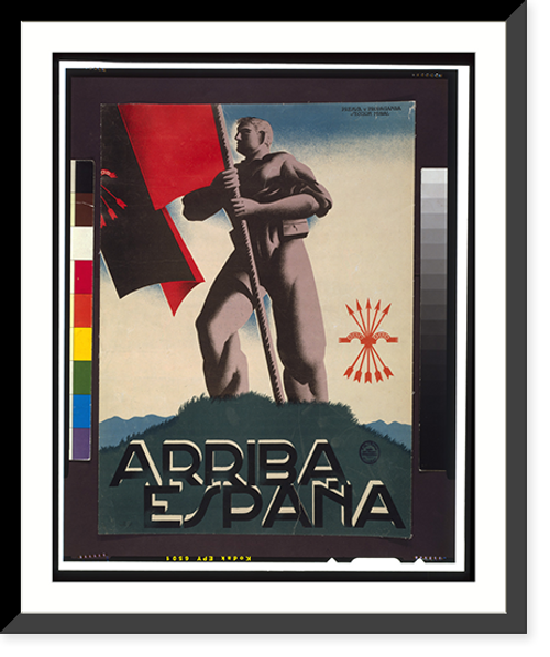 Historic Framed Print, Arriba Espa&ntilde;a - 2,  17-7/8" x 21-7/8"