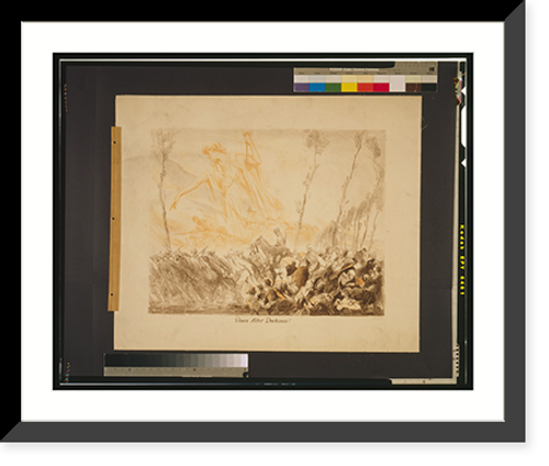 Historic Framed Print, Dawn after darkness!.Alex. O. Levy.,  17-7/8" x 21-7/8"