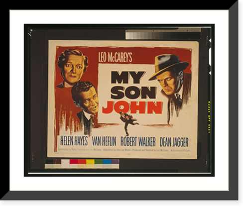 Historic Framed Print, Leo McCarey's My son John"",  17-7/8" x 21-7/8"