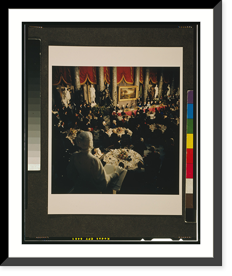 President Reagan speaking at his inaugural luncheon in the U.S. Capitol, January 21, 1985, Vintage Poster