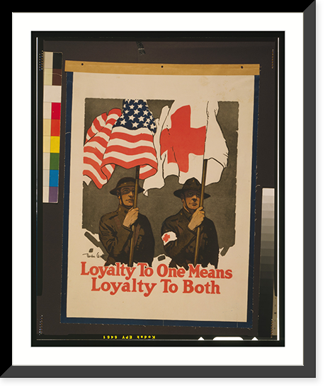 Loyalty to one means loyalty to both.Gordon Grant. - 2, Antique Print