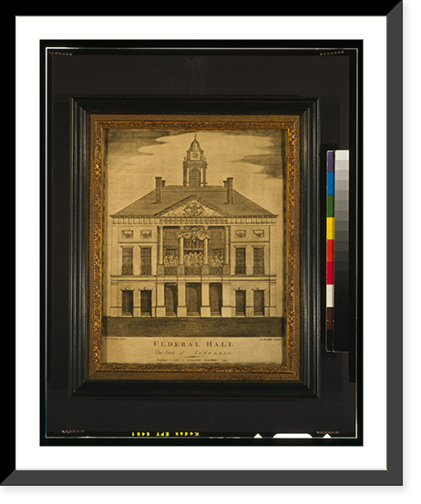 Federal Hall, The Seat of Congress.Peter Lacour delin. ; A. Doolittle sculpt. - 2, Historic Reproduction