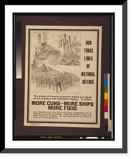 Our three lines of national defense.R. Peckner, Vintage Wall Art