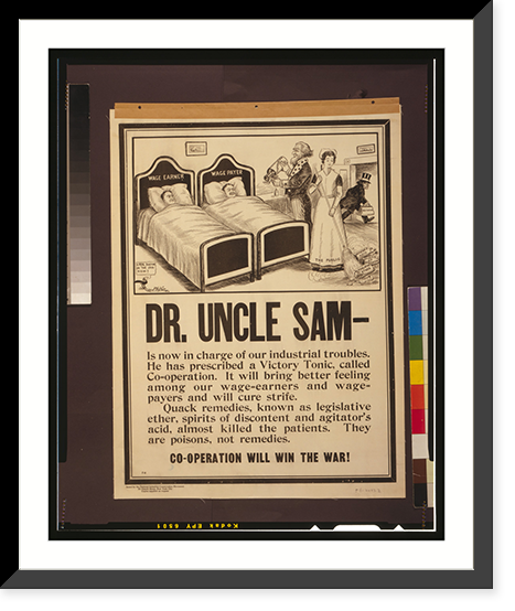Dr Uncle Sam - is now in charge of our industrial troubles.Phifer, Vintage Print