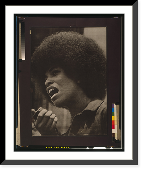 Historic Framed Print, [Angela Davis] - 2,  17-7/8" x 21-7/8"