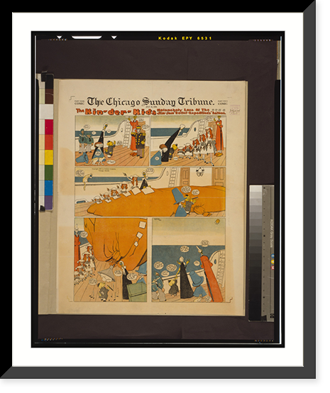 The Kin-der-Kids. Melancholy loss of the Jimjam relief expedition's balloon, Antique Print
