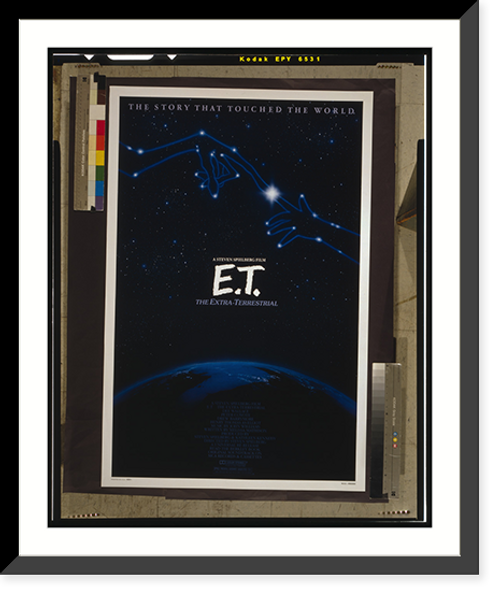 Historic Framed Print, E.T. the extra-terrestrial,  17-7/8" x 21-7/8"