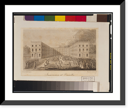 Insurrection at Versailles.design'd by H. Bridport ; engrav'd by J.H. Nesmith. Classic, Historic Reproduction
