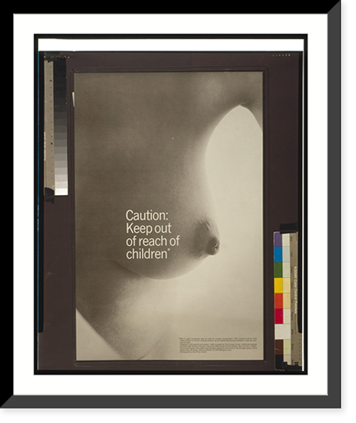 Historic Framed Print, Caution .  keep out of reach of children - 2,  17-7/8" x 21-7/8"