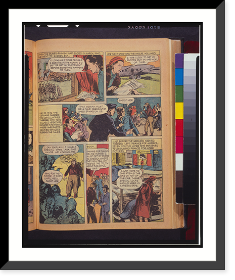 Historic Framed Print, True comics Photo-fighter. - 2,  17-7/8" x 21-7/8"