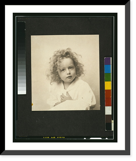 Portrait of a young girl with tousled hair.The Misses Selby, N.Y. - 3 Classic, Vintage Poster