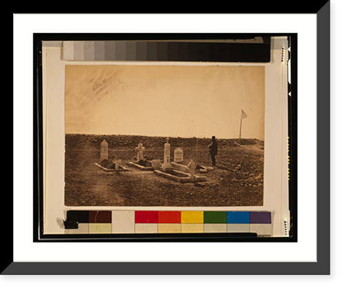 Historic Framed Print, The tombs of the generals on Cathcart's Hill - 2,  17-7/8" x 21-7/8"