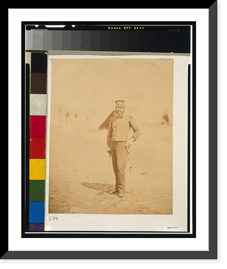 Historic Framed Print, Major Radcliffe, 5th Dragoon Guards,  17-7/8" x 21-7/8"