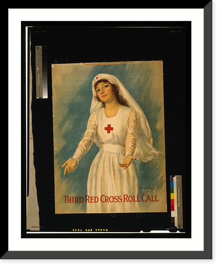 Historic Framed Print, Third Red Cross roll call.Haskell Coffin. - 2,  17-7/8" x 21-7/8"