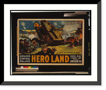 Hero land The greatest spectacle the world has ever seen for the greatest need the world has ever known.J. Carl Mueller. - 2, Vintage Poster
