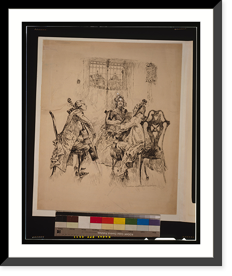 For eighteen years she had played trios with the Doctor and the Burgomaster Classic, Antique Poster