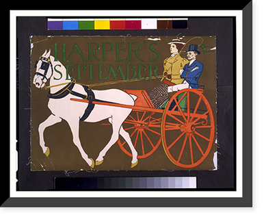 Harpers September. Edward Penfield, Vintage Wall Art