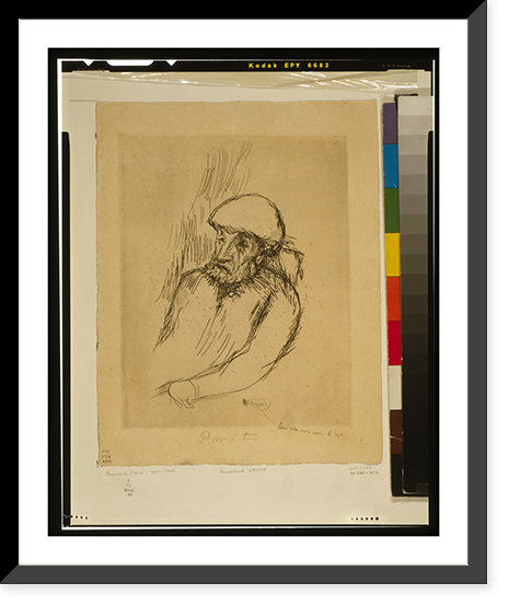 Portrait of Renoir.PB (monogram printed in reverse). - 2, Vintage Wall Art