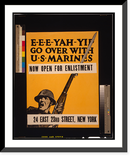 E-e-e-yah-yip Go over with U.S. Marines. - 3, Historic Reproduction