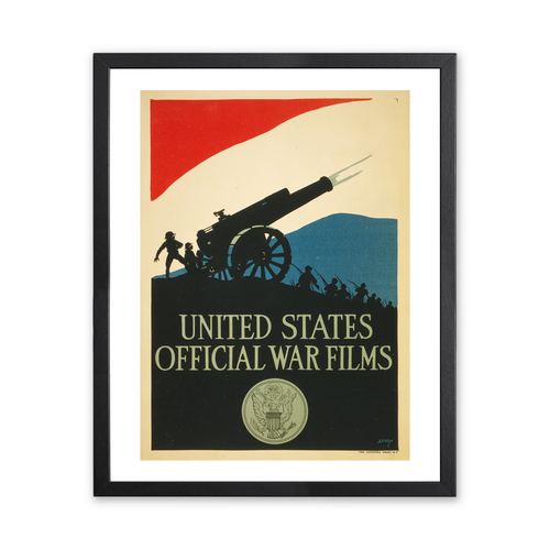 Historic Framed Print, United States official war films.Kerry ; The Hegeman Print N.Y.,  17-7/8" x 21-7/8"