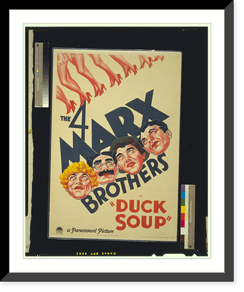 Historic Framed Print, The 4 Marx brothers in Duck soup"" - 2,  17-7/8" x 21-7/8"