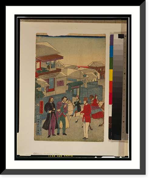 Historic Framed Print, [Yokohama ijin yashiki] - 2,  17-7/8" x 21-7/8"