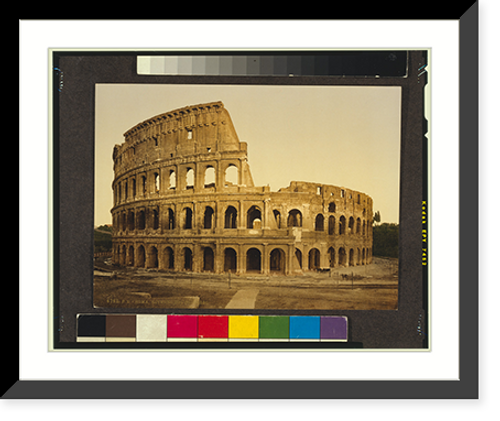 Historic Framed Print, [Exterior of the Coliseum, Rome, Italy] - 2,  17-7/8" x 21-7/8"