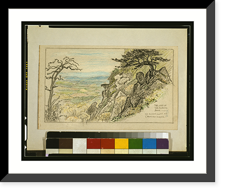 Antique Photo Print - The land of the sliding rock on Sugarloaf Mt