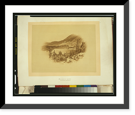Moore's Lake - head of Bear River, Uintah Mountains, Vintage Print
