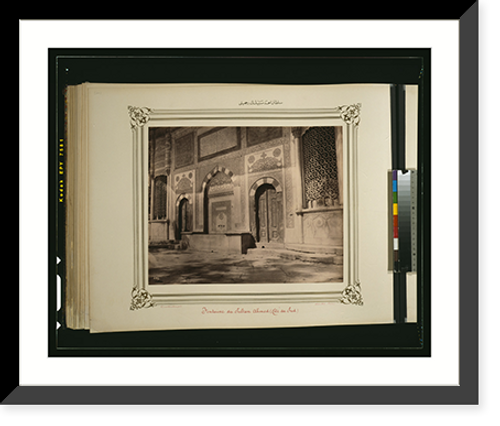 Historic Framed Print, [One corner of the public fountain of Sultan Ahmed (III)].Constantinople, Abdullah Fr&egrave;res. - 2,  17-7/8" x 21-7/8"
