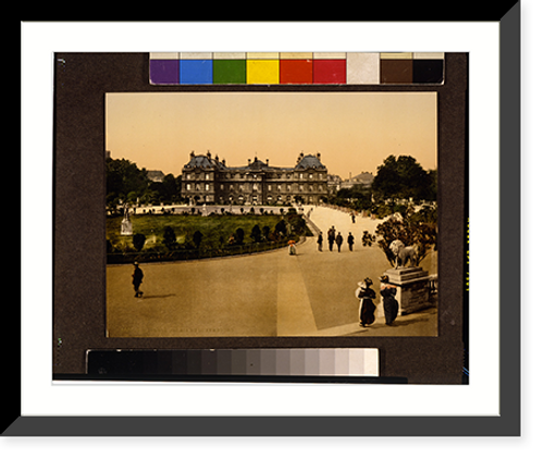 Historic Framed Print, [The Luxembourg Palace, Paris, France],  17-7/8" x 21-7/8"